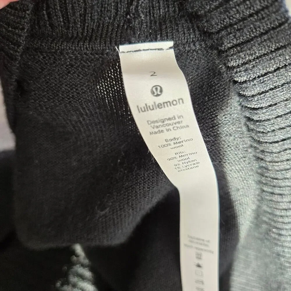 Black Open-Front Women's Sweater Cardigan
